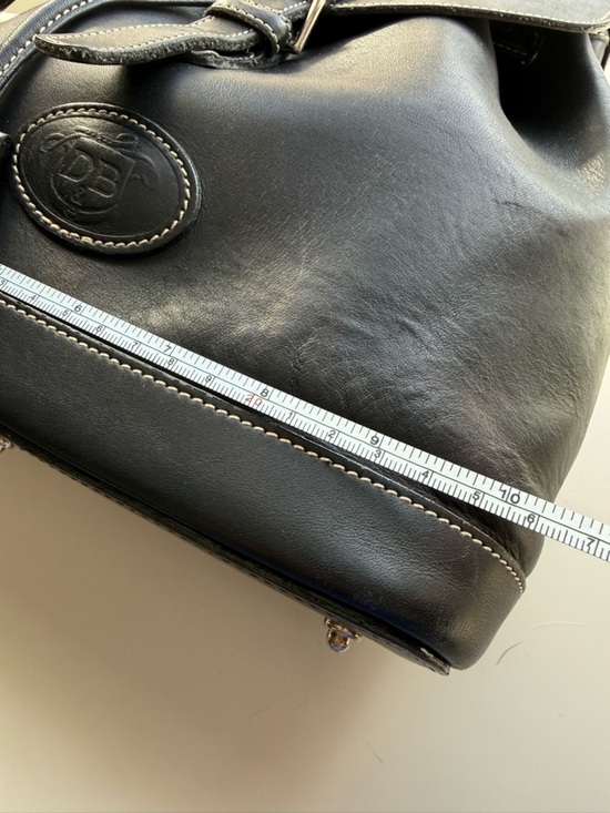 Vintage Black Leather Dooney & Bourke Backpack main image 3